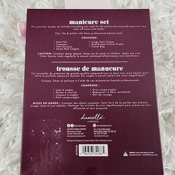 Danielle Creations 7 Piece Manicure Set ( For details see inside listing ) - Picture 3 of 5